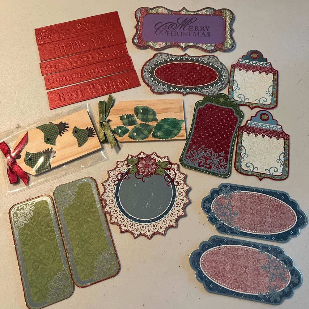 Assorted Holiday Gift Tags and Cards
